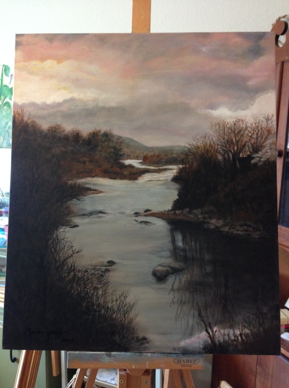 West River_on the easel March 2015